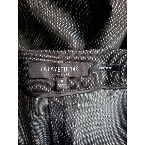 Lafayette 148 New York Barrow Printed Stretch Wool Pants Size 4 - Picture 9 of 10